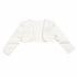 White Long Sleeves Bolero Jacket - Priority Shipping Jackets & Coats Little Palace Store